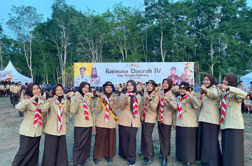 Praskansa Putri Berpartisipasi dalam Raimuna Daerah IV Kepulauan Bangka Belitung