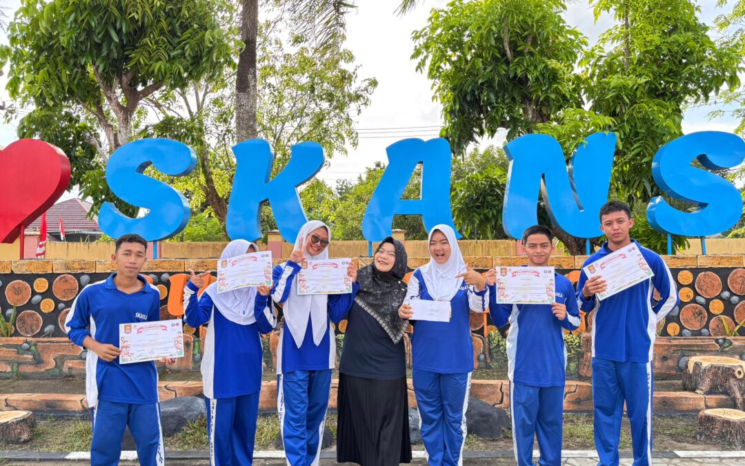 Hebat! Tim Pramuka SMK Negeri 1 Sungailiat Raih Juara Lomba Mural Penegak