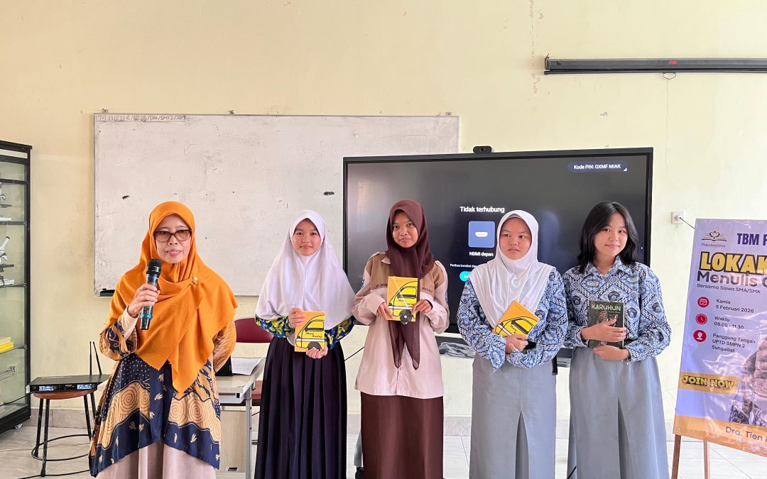 Keren! Imajinasi Siswa SMK Negeri 1 Sungailiat Berhasil Pikat Hati Penulis Tien Rostini dalam Workshop Literasi