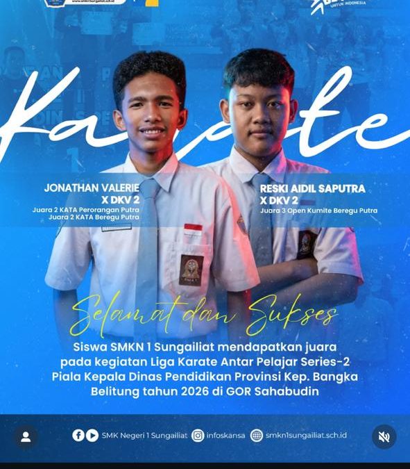 Prestasi Gemilang! Reski Aidil Saputra dan Jonathan Valerie Raih Podium di Kejurda Pelajar Pangkalpinang
